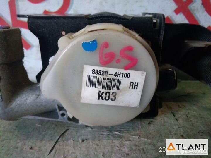 Ремень безопасности передний правый hyundai grand