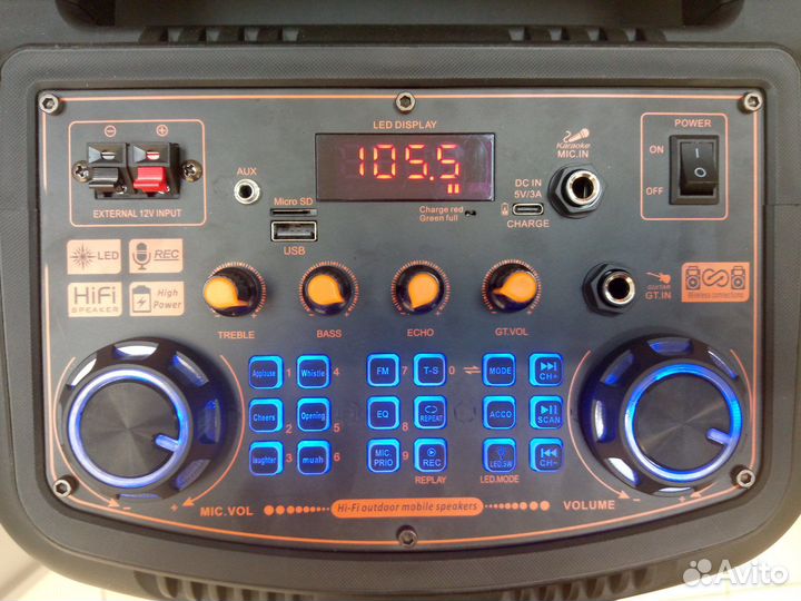 Bluetooth колонка с караоке