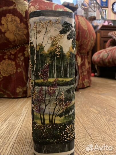 Ваза из натурального камня