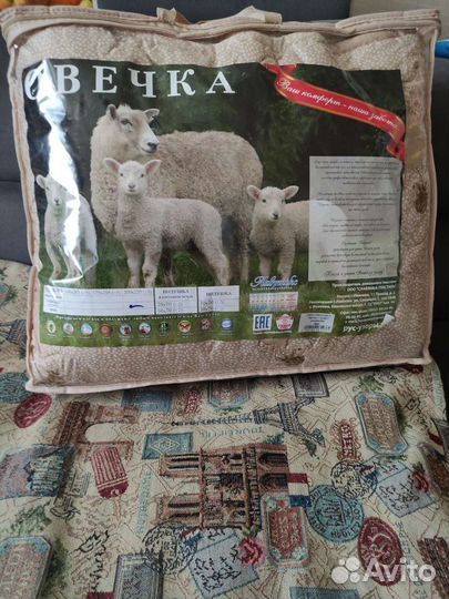Одеяло овечья шерсть