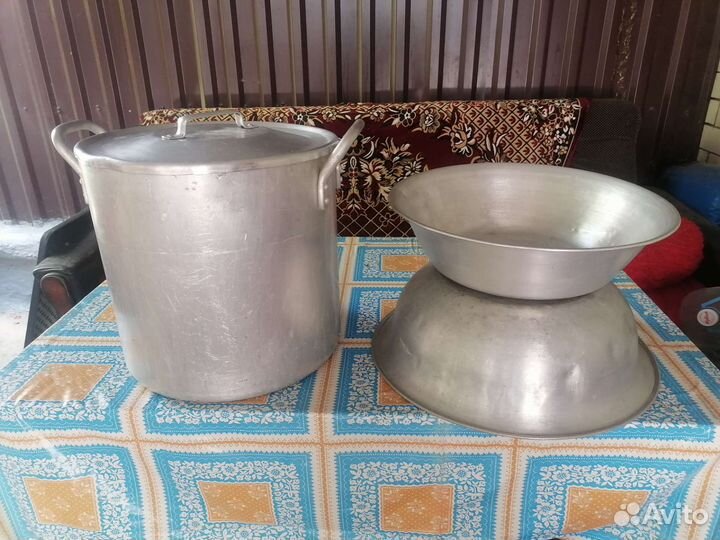 Кастрюля алюминевая 40 литров