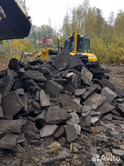 Бой асфальта,бетона,кирпича,асф крошка