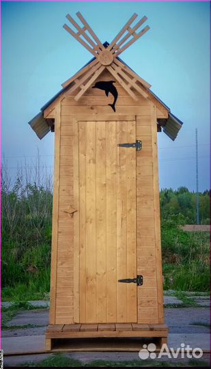 Уличный туалет с установкой BLU784