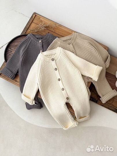 Комбез в бежевом цвете