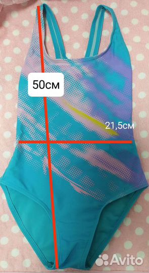 Купальник для девочки слитный на рост 116-120