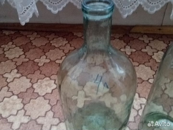 Бутылка стеклянная и графины СССР