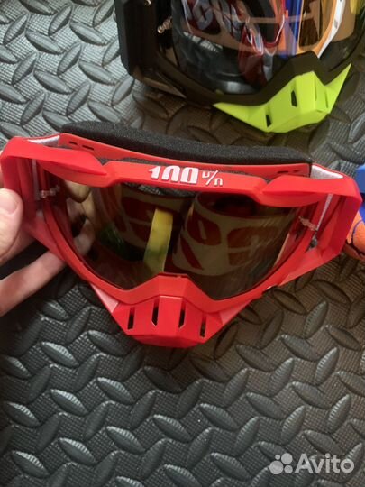 Очки для мотокросса и эндуро 100%
