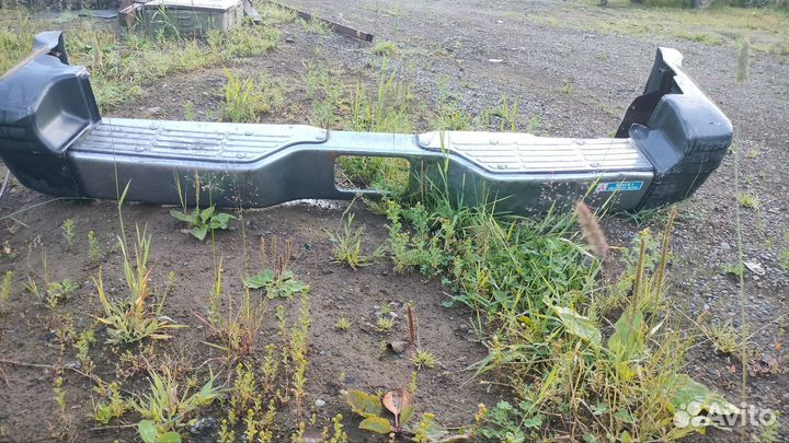 Бампер задний pajero