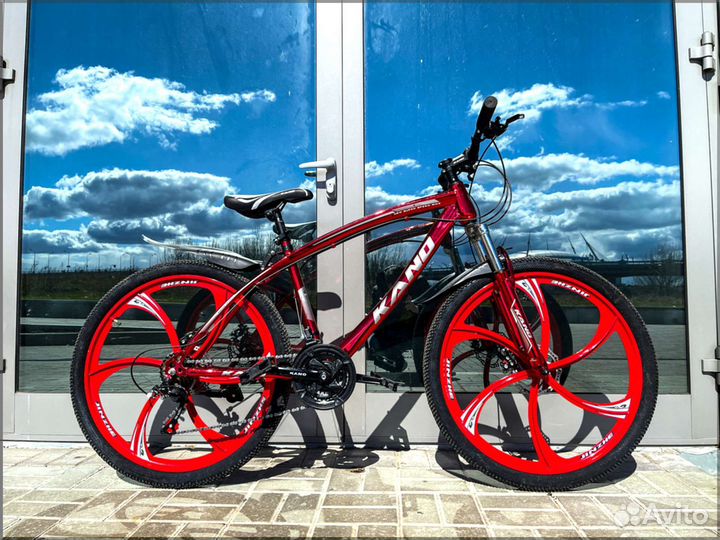 Ведосипед на литых дисках