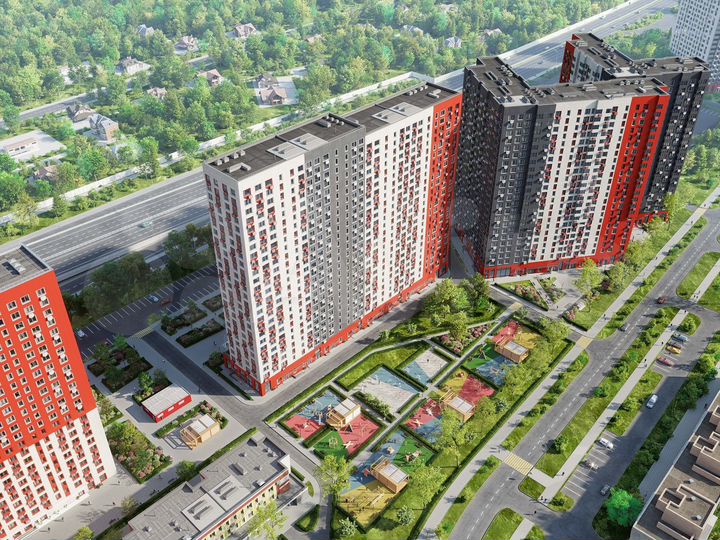 2-к. квартира, 53,8 м², 13/25 эт.