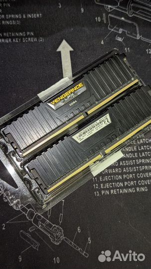 Оперативная память DDR4 2x8gb 2800mhz