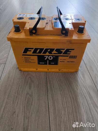 Аккумулятор автомобильный 70 ah