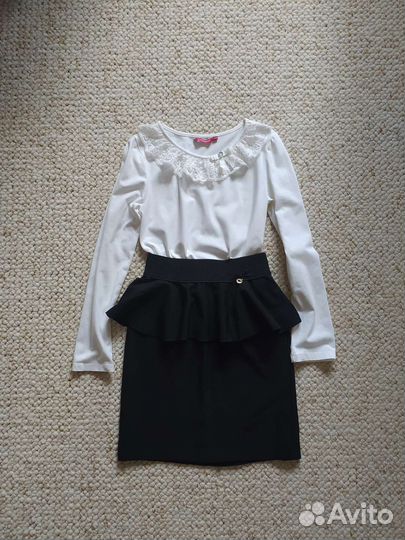 Форма школьная р140-146 юбка блузка