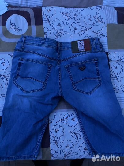 Джинсовые шорты Armani