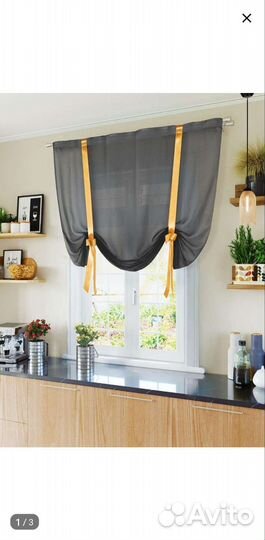 Шторы для кухни новые