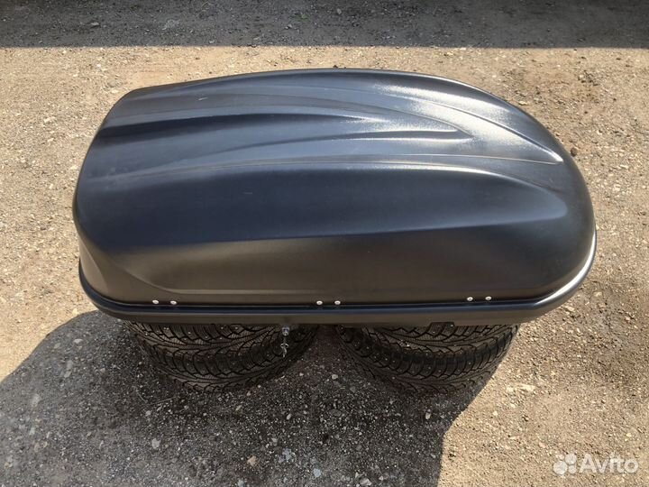 Автобокс на крышу Черный Turino Compact (360 л)