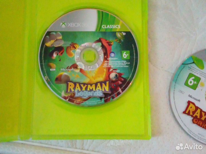 Игра на xbox 360 2 части Rayman