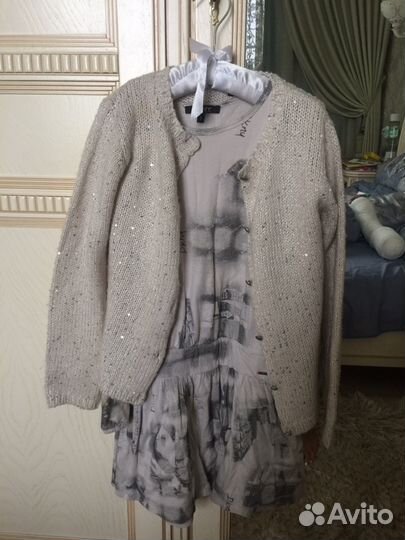 Комплект платье и джемпер dynk