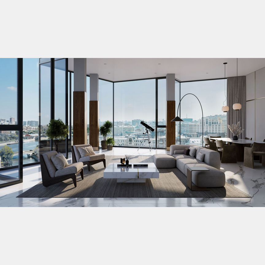 2-к. квартира, 111,6 м², 8/27 эт.