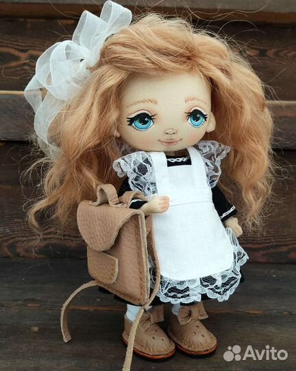 Интерьерная текстильная куколка