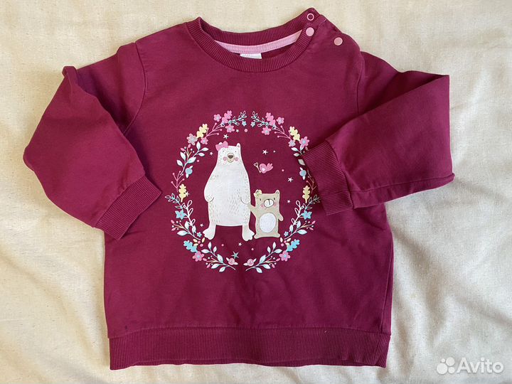 Вещи пакетом на девочку 86 92