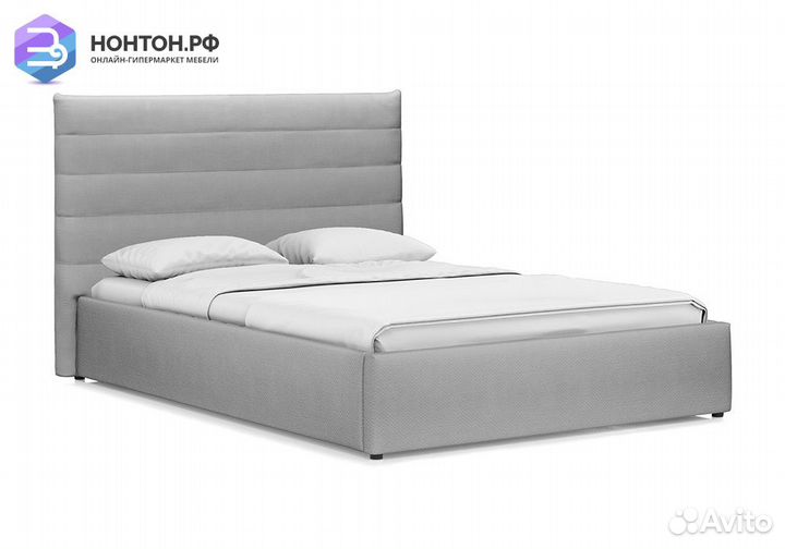 Кровать Амалия серая