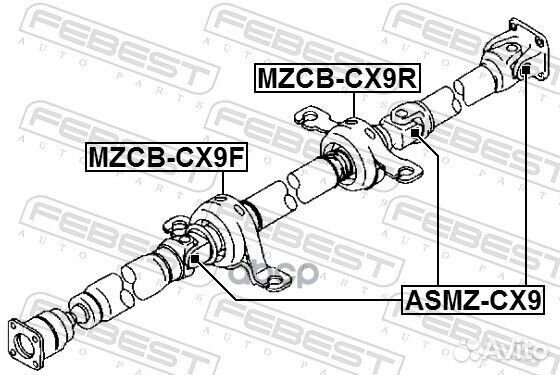 Крестовина карданного вала 24X64 mazda CX-9 TB