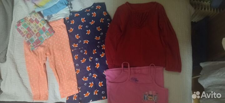 Вещи пакетом на девочку 98-122