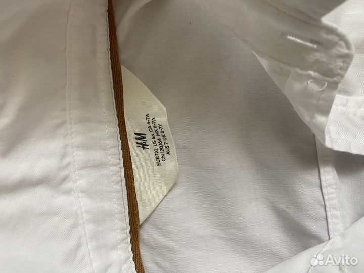 Рубашка для мальчика 122 128