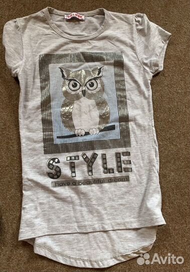 Одежда на девочку 9-10 лет пакетом