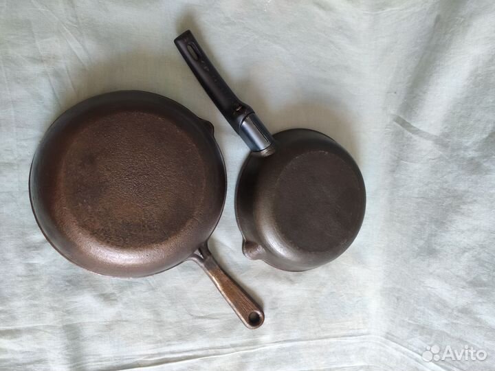 Чугунных сковороды СССР Слуцкие