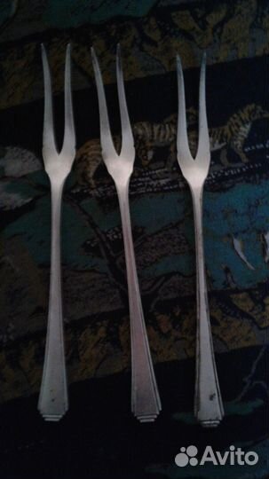 Старинные,столовые приборы,90 проба,фраже