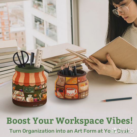 Пластиковый 3D-пазл - Баночка для хранения