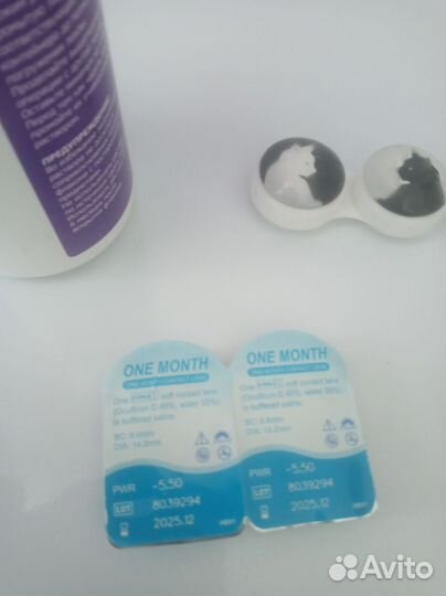 Линзы контактные