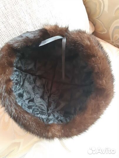 Шапка норковая женская