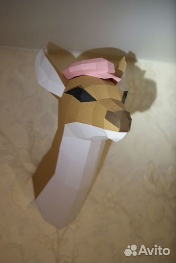 Голова оленёнка в детскую комнату