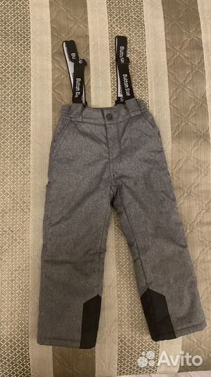 Зимние брюки для мальчика 110Button Blue