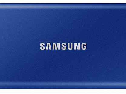 Внешний SSD Samsung T7 1Tb, синий (MU-PC1T0H/WW)