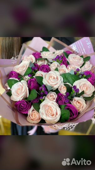 Букет из мыла