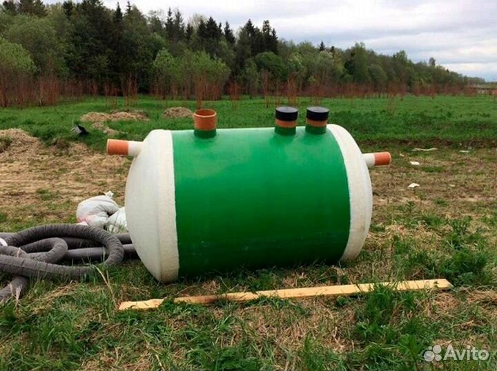 Септик под ключ без откачки с гарантией