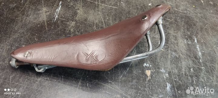 Велосипедное седло кожа СССР