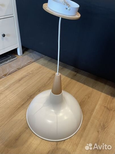 Светильник подвесной Alfa Doro 60005 металл/дерево