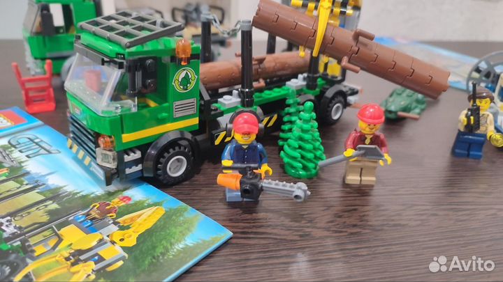 Lego City два грузовика + болотная полиция (Б/у)