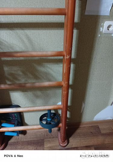 Шведская стенка с турником