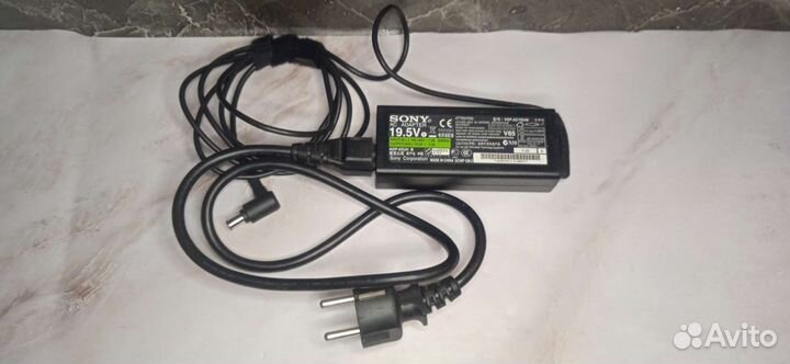 Сетевой адаптер для ноутбука sony vaio, оригинал