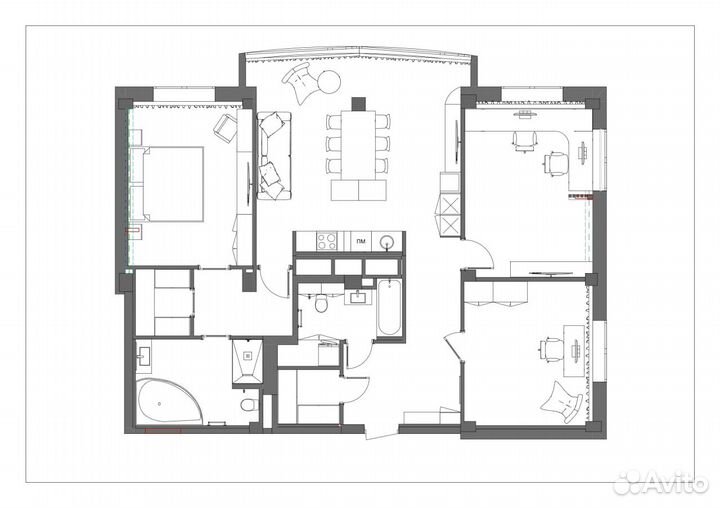 Дизайн проект Планировка квартиры и дома