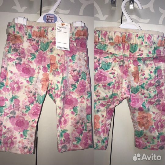 Брюки, комбез, костюм, обувь для девочки 3-9 мес