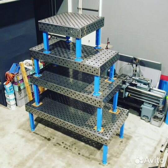Сварочный 3D стол 1000х800х100 толщиной 10 мм
