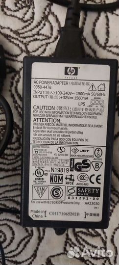 Блок питания для принтера HP 0950-4476 32в