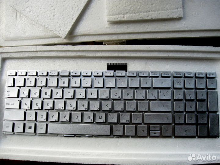 Клавиатура для HP 15-BS цвет серебристый